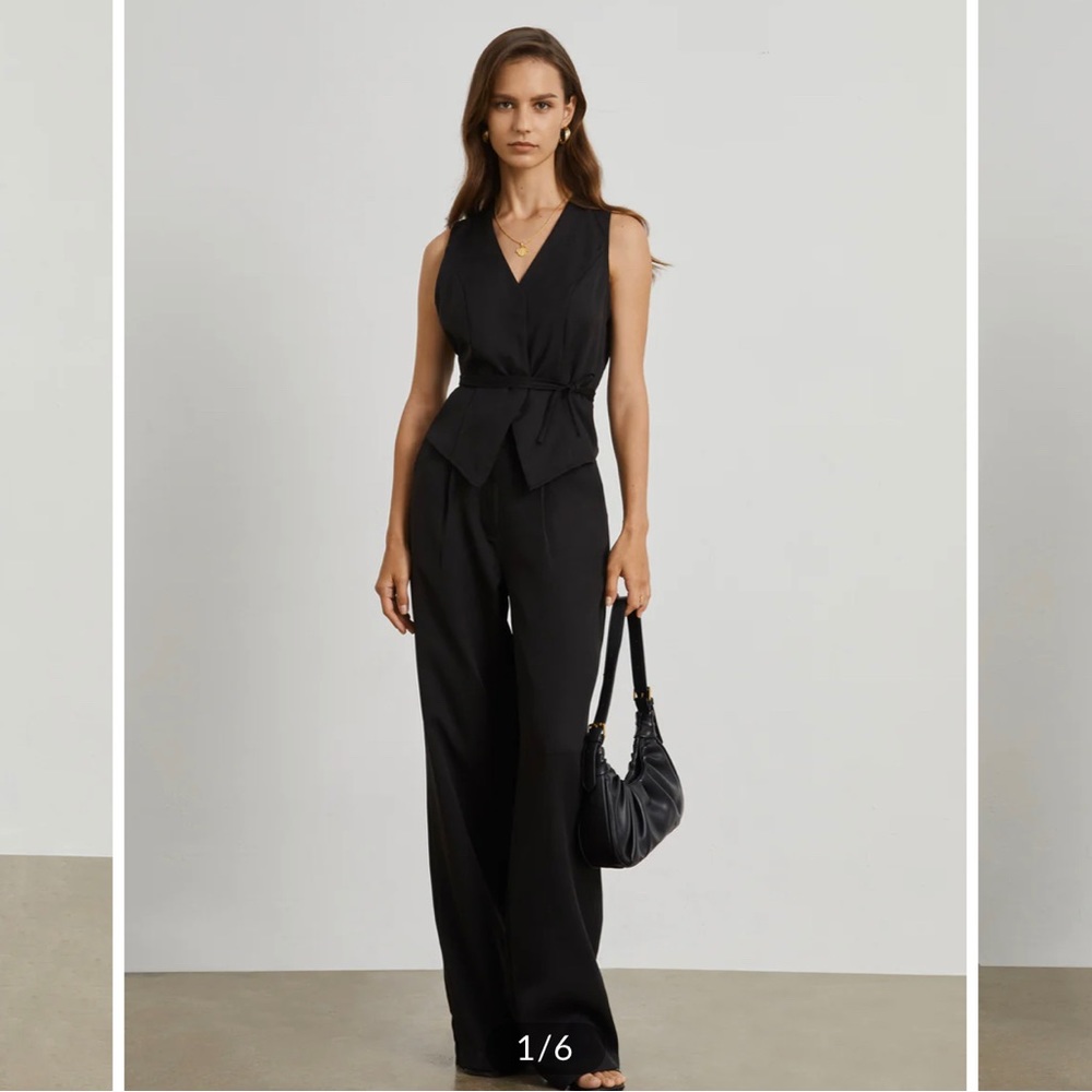 Two piece matching pant set